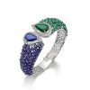 Signature Emerald Tanzanite Bracelet