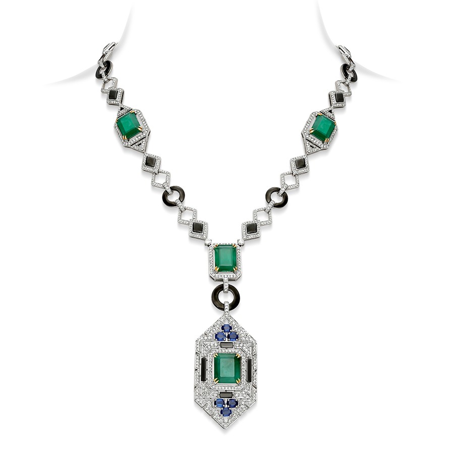 Designer Diamond Necklace: Buy Art Deco Sautoir Necklace Online | Rose