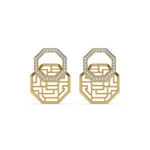 Labyrinth Diamond Earrings