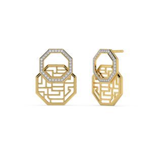 Labyrinth Diamond Earrings