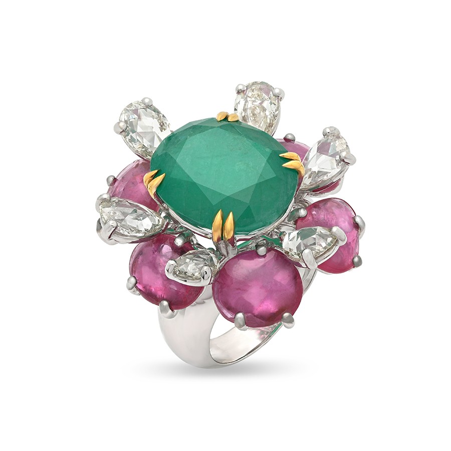 Diamond Ring: Buy Designer Petit Diamond Band Ring Online in India