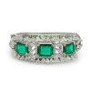 Classic Emerald & Diamond Bracelet