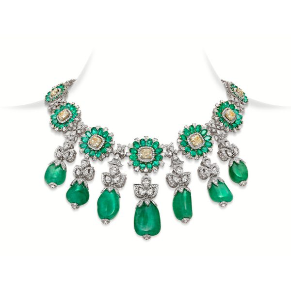 Marquis De Chartreuse Emerald Necklace