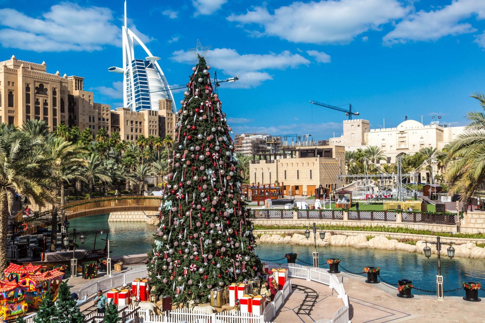 Christmas celebrations in Dubai, U.A.E.