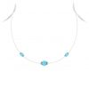 Bella Rosa Diamond & Turquoise Necklace