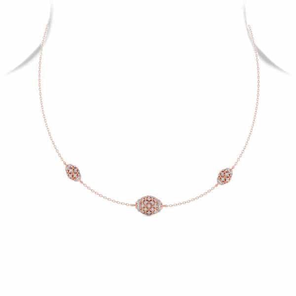 Ruby & Diamond Filigree Necklace