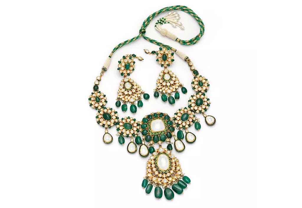 emerald jadau set