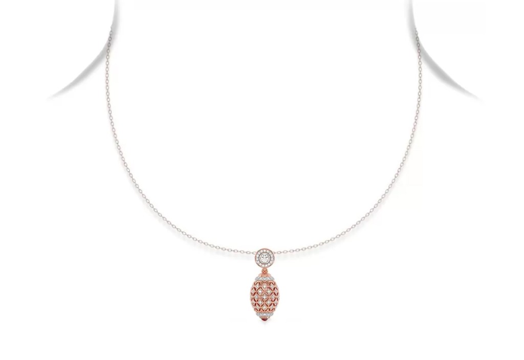 Diamond Filigree Pendent