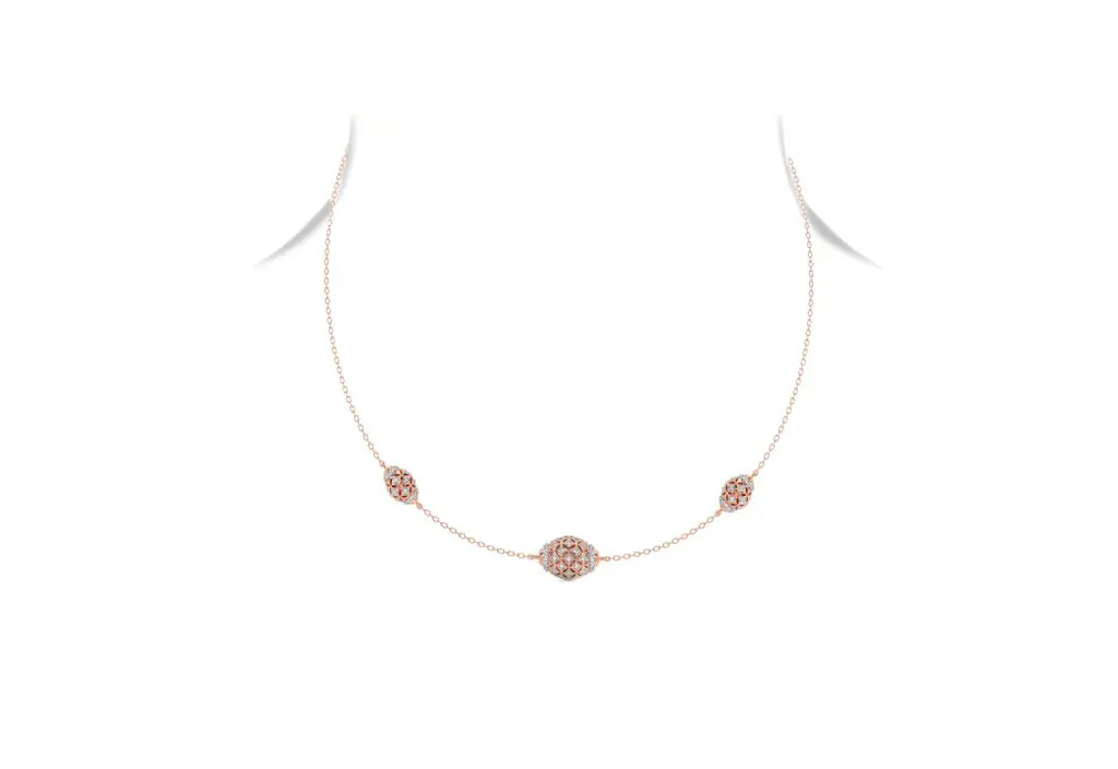 Diamond Filigree Necklace