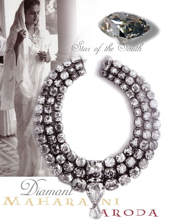 Star of the South’ Diamond Necklace of Maharani Sita Devi of Baroda