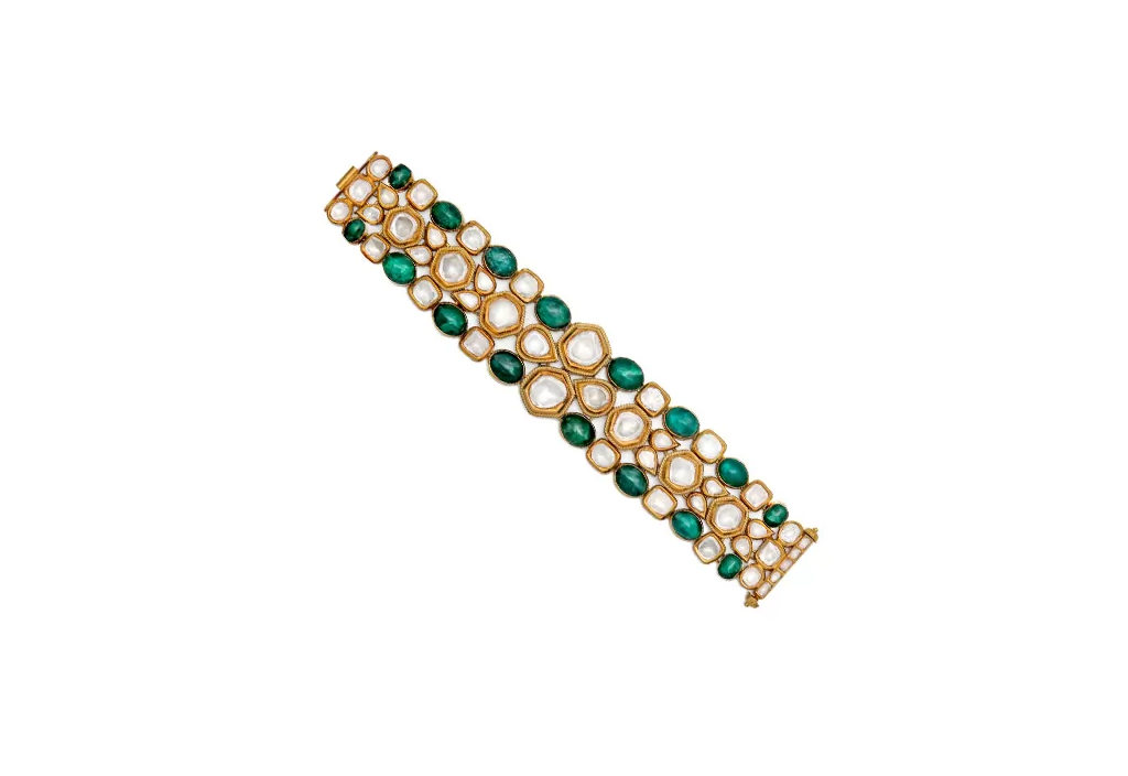 Emerald Jadau Bracelet