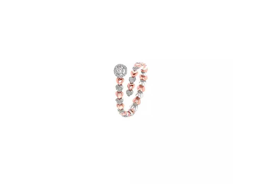 Heart Spring Diamond Ring