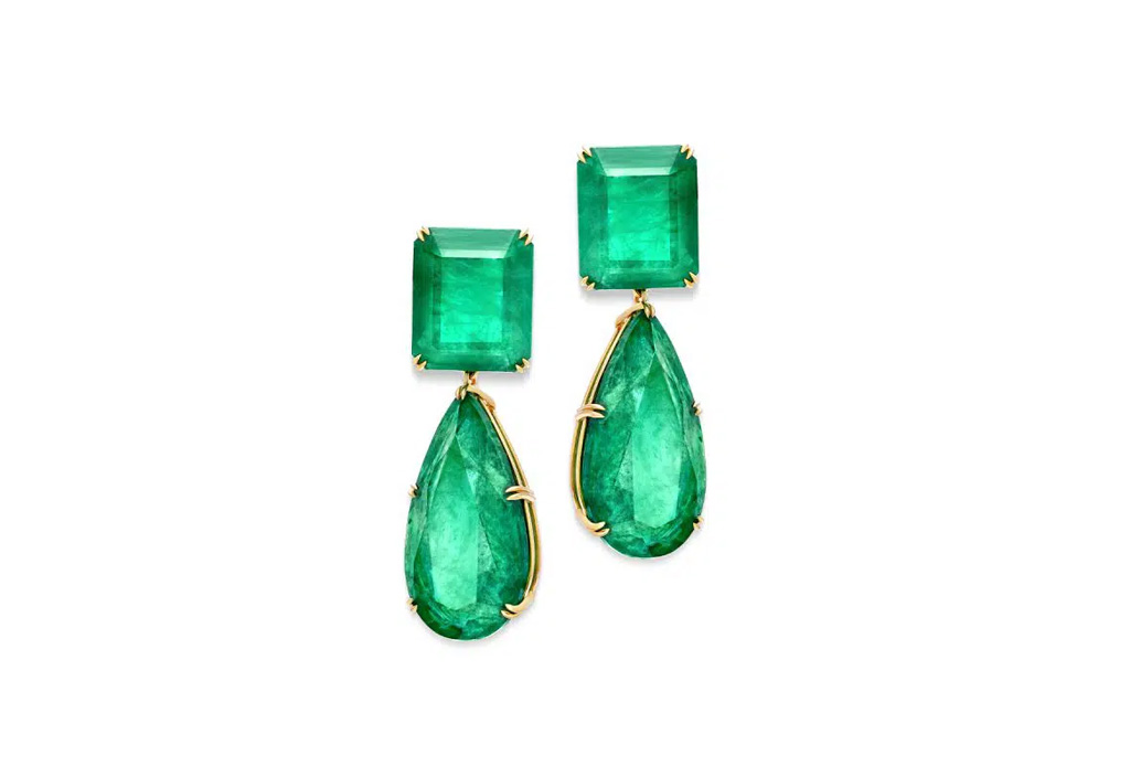 Laras Love Emerald Earrings