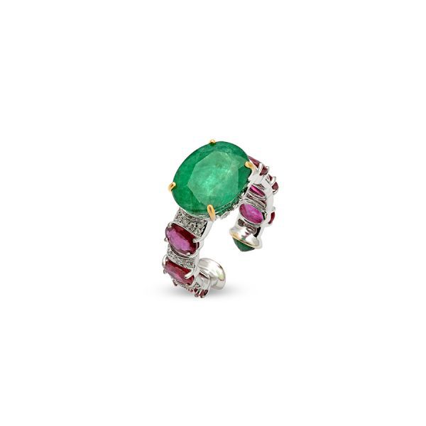 Emerald Ruby Ring