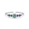 Tanzanite Emerald Spring Bracelet