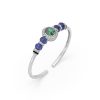 Tanzanite Emerald Spring Bracelet