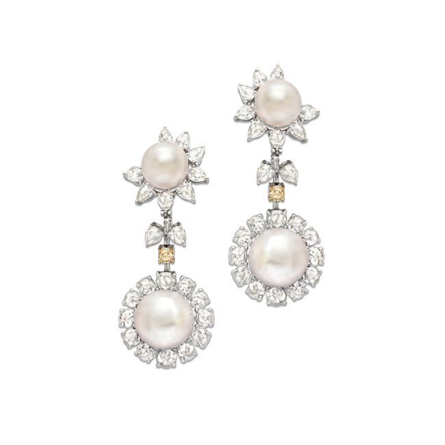 Bridal Earrings: Buy Classic Diamond & Pearl Bridal Earrings | Rose