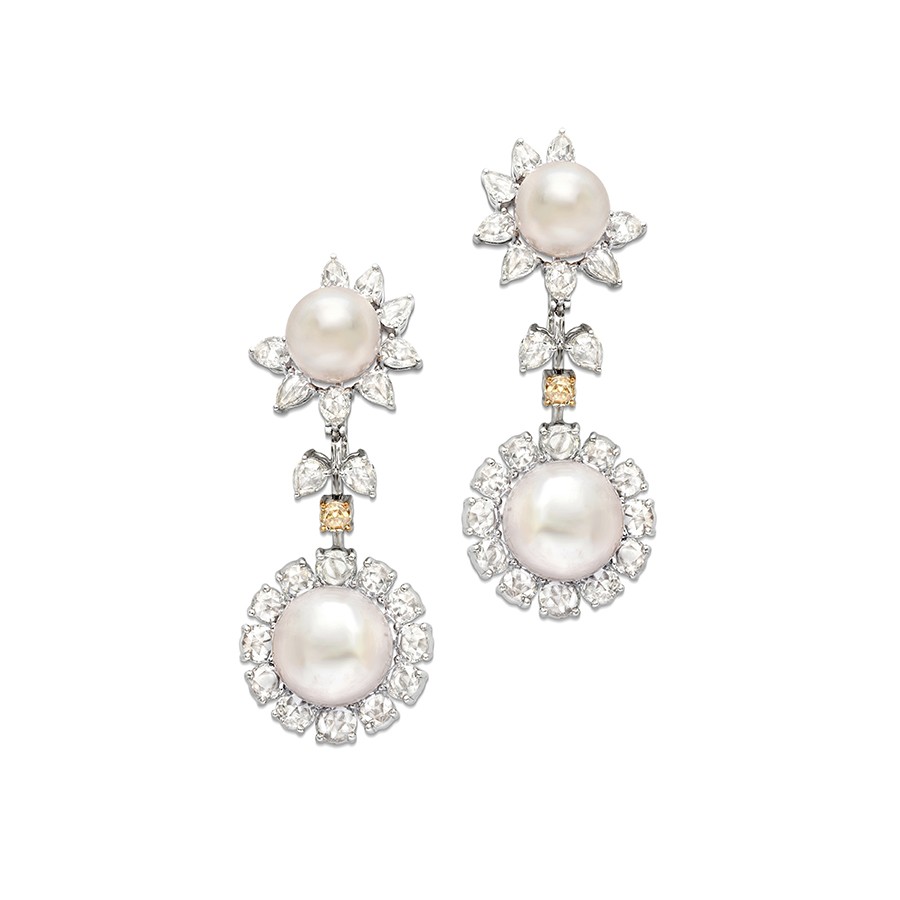 ANTICO Traditional Ethnic Fancy Pearl Studded Gold Platted Oxidised  Statement Earrings for Girls and Women
